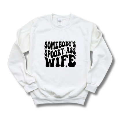 Somebody's Spooky Wife Unisex Sweatshirt