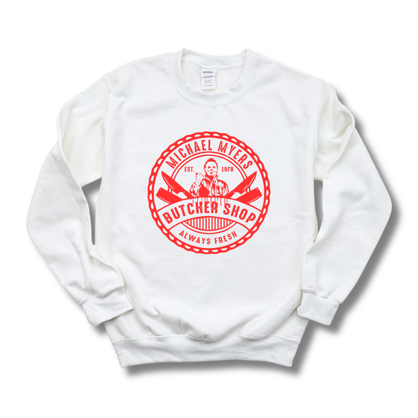 Michael Meyers Butcher Shop Unisex Sweatshirt