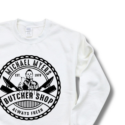 Michael Meyers Butcher Shop Unisex Sweatshirt