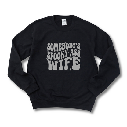 Somebody's Spooky Wife Unisex Sweatshirt