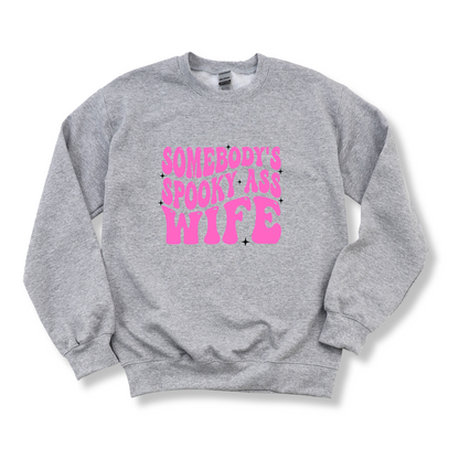 Somebody's Spooky Wife Unisex Sweatshirt