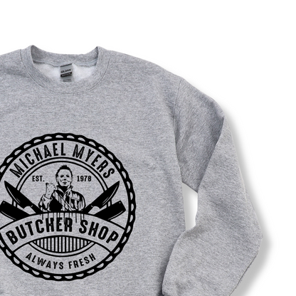 Michael Meyers Butcher Shop Unisex Sweatshirt