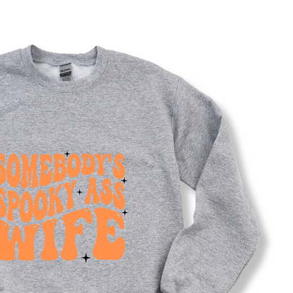 Somebody's Spooky Wife Unisex Sweatshirt