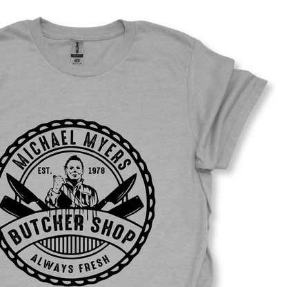 Michael Meyers Butcher Shop Unisex Tee