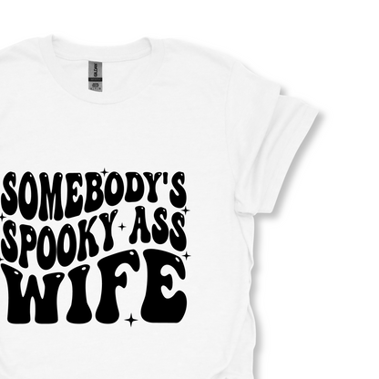 Somebody's Spooky Wife Champ Unisex Tee