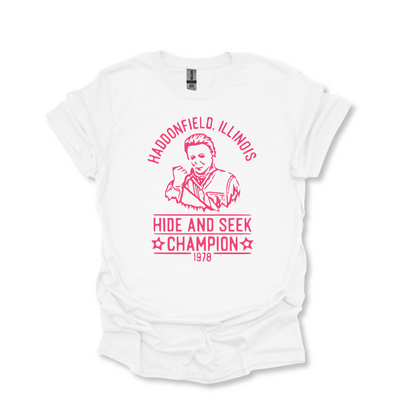 Meyers Hide & Seek Champ Unisex Tee