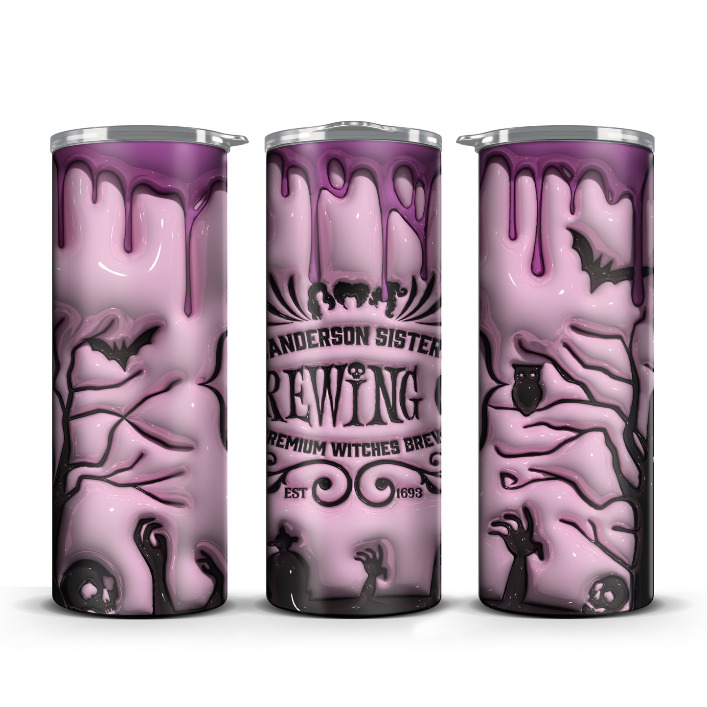 Sanderson Sister Brewing Co Purple Drip 3D Tumbler