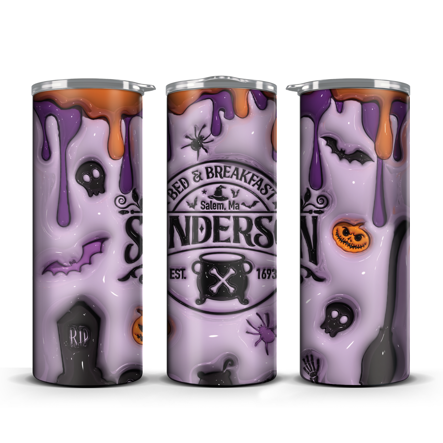 Hocus Pocus Bed & Breakfast Drip 3D Tumbler