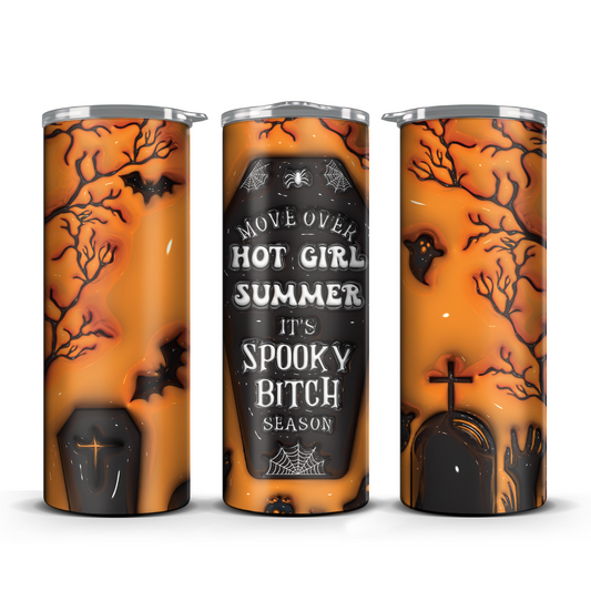 Hot Girl Spooky B*tch 3D Tumbler