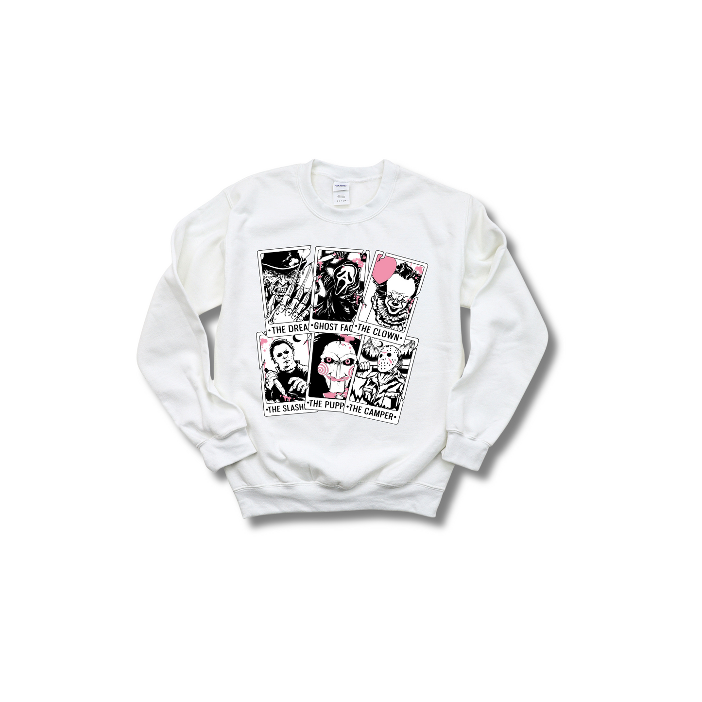 Pink Tarot Horror Unisex Sweatshirt