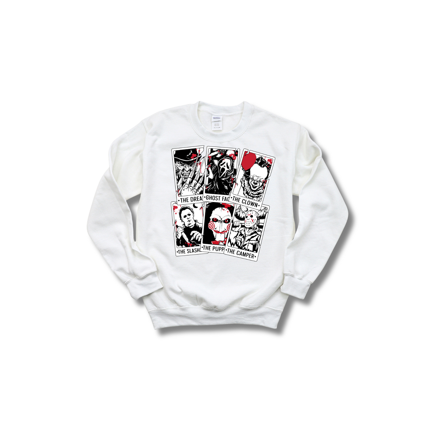 Red Horror Tarot Unisex Sweatshirt