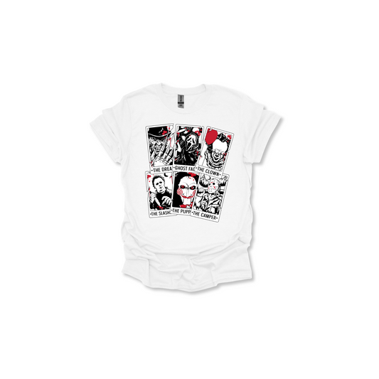 Red Horror Tarot Unisex Tee