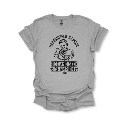 Meyers Hide & Seek Champ Unisex Tee