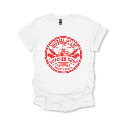 Michael Meyers Butcher Shop Unisex Tee