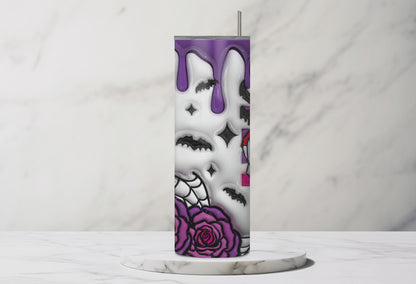 Horror Spooky Vibes 3D Tumbler